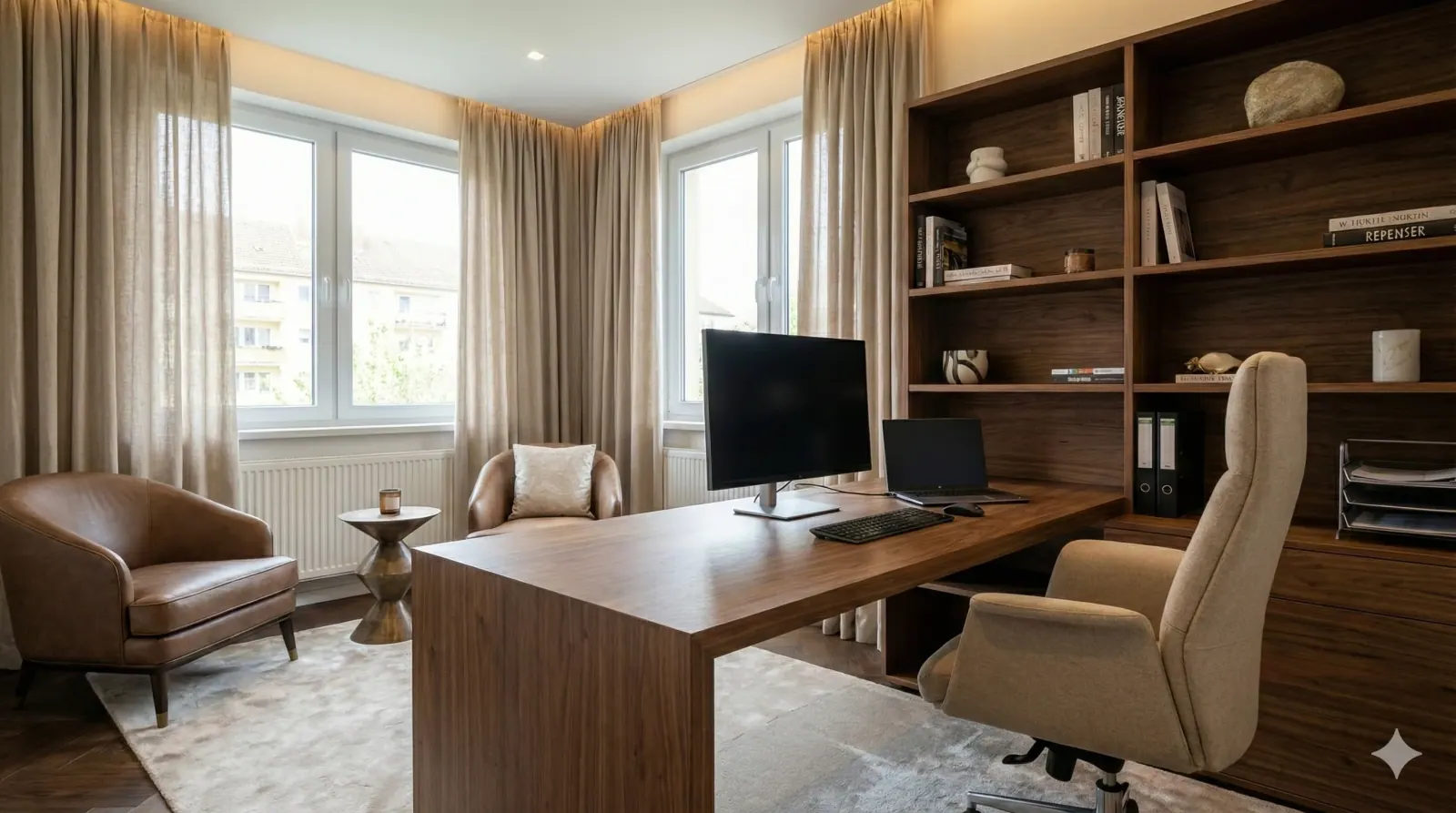 Illustrative Darstellung zum Leistungsbereich Büromöbel & Home-Office Montage